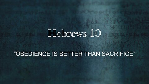 Obedience Is Better Than Sacrifice | Jubilee Worship Center