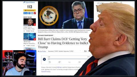 Bill Barr Claims DOJ 'Getting Very Close' To Having EVIDENCE To Indict President Trump, But Won't