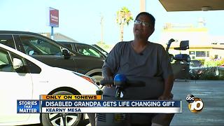 Disabled grandfather gets life changing gift