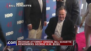 Michigan Attorney General Bill Schuette remembers George H.W. Bush