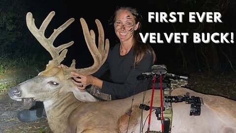 Giant Velvet 10 Point Buck Bow Hunt-Fresh Sautéed Backstrap with Wild Mushrooms