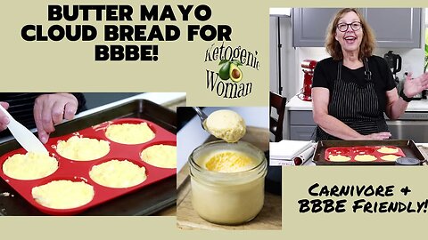BBBE Butter Mayo Cloud Buns | Keto and BBBE Friendly Buns Made with Butter Mayo!