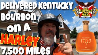 Hoka Hey Motorcycle Challenger Delivers 1792 Kentucky Bourbon after 7,800 Miles