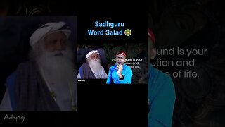 Sadhguru dances with words