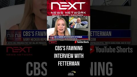 CBS's Fawning Interview With Fetterman #shorts