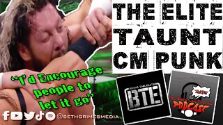 The Elite Taunt CM Punk Tells Fans to Let It Go | Clip from the Pro Wrestling Podcast Podcast #aew