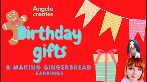 BIRTHDAY GIFTS | MAKING GINGERBREAD EARRINGS | CHRISTMAS JEWELRY