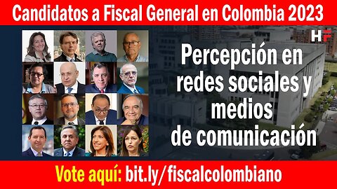 🔴 Candidatos a Fiscal General Colombia 2023