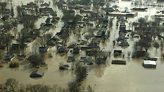 Flood of 1997: WCPO helicopter shows damage around Ohio, Kentucky, Indiana