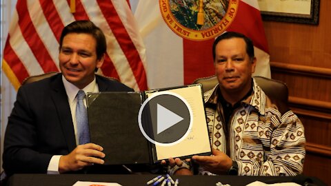 Governor Ron DeSantis Strikes Historic Gaming Compact with Seminole Tribe of Florida 4/23/21