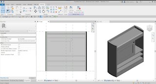 REVIT FAMILY CREATION TUTORIAL - BOOKCASE - PART 8: CREATING BOOKCASE DOOR