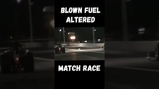 Blown Fuel Altered Match Race! #shorts