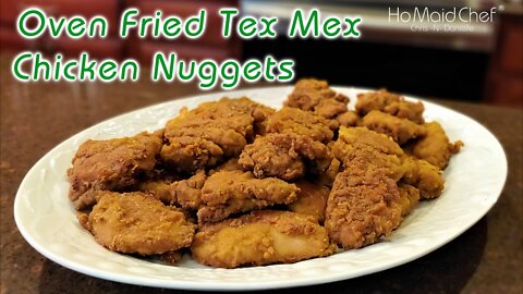 Oven Fried Tex Mex Chicken Nuggets | Dining In With Danielle