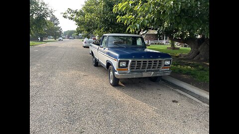 OBS Ford F-150 old Truck Dent Side. Putting some sea foam down the ol throat hole!