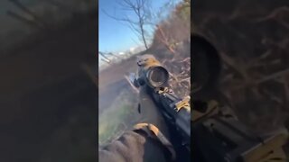 ⚔️First-person shooting combat in Ukraine #shorts