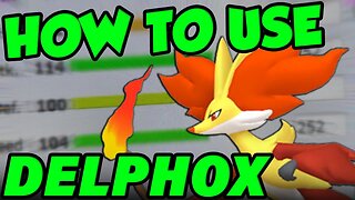 DELPHOX DAMAGE THEORY? How To Use Delphox Pokemon Scarlet and Violet Moveset Guide!