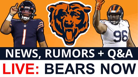 Chicago Bears Live: Akiem Hicks To Bucs, Justin Fields Latest, Q&A