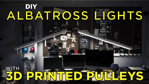 3D Printed Pulleys + Super Bright LEDs = Albatross Lights