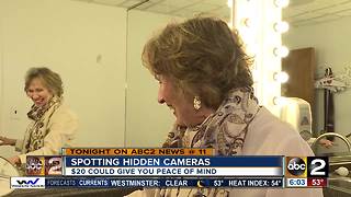 Spotting hidden cameras