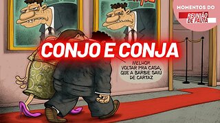 Charge do Jota: Conjo e Conja vão ao cinema | Momentos do Reunião de Pauta