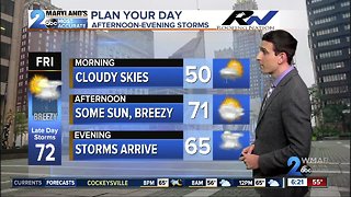 Late Day Storms By Friday