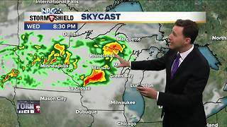 Michael Fish's NBC26 Storm Shield weather forecast