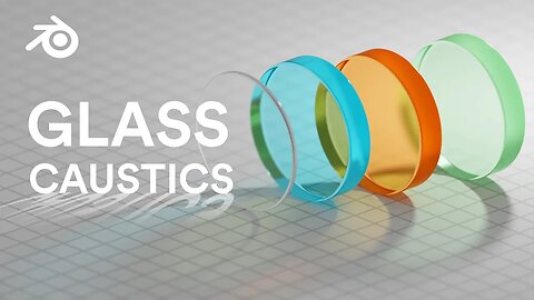 EASY Glass Caustics in Blender 2023!