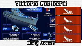 World of Warships Legends Tech Tree Spotlight: Vittorio Cuniberti (Early Access)