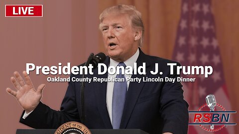 LIVE: President Trump Keynote Speech at Oakland County Republican Party Lincoln Day Dinner 6/25/23