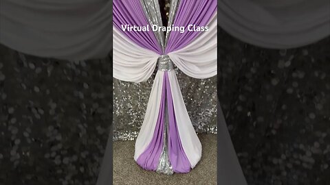 Backdrop with Draping #backdrop #draping #eventdraping