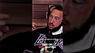 Mike on being beaten in wwe