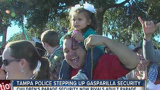 Tampa police stepping up Gasparilla security