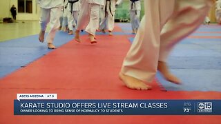 Valley Karate studio offers live stream classes