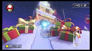 Mario Kart 8 Deluxe DLC Wave 3 Time Trials - Merry Mountain (150cc) - 1:59.735