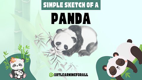 Sketch & Smile: Panda's Lunchtime Doodle Delight 🐼🍣