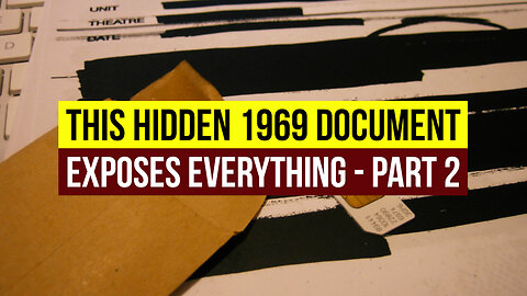 This Hidden 1969 Document Exposes Everything - Part 2