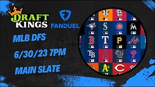 Dreams Top Picks MLB DFS Today Main Slate 6/30/23 Daily Fantasy Sports Strategy DraftKings FanDuel