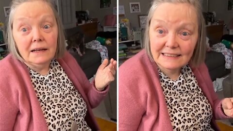 Daughter helps mom when she gets overwhelmed with her emotions