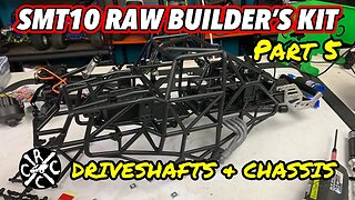 Axial SMT10 RAW Builders Kit Part 5: Driveshaft & Chassis Build (Camera Issues)