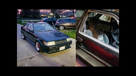 Even MORE problems with the AE86? Help me diagnose the issue! New passenger seat intalled!