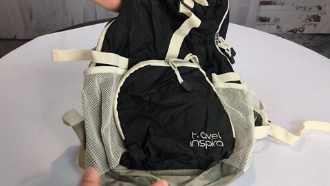 Foldable packable 25L portable travel daypack backpack from Travel Inspira review and giveaway