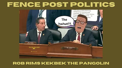 Fence Post Politics: Rob Rims Kekbek the Pangolin