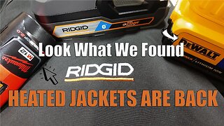 RIDGID 18-Volt Heated Jackets Are Back And We Try Milwaukee & Dewalt Batteries In The Jacket