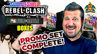 Rebel Clash Build & Battle Boxes Round 2 | Pokemon Cards Opening