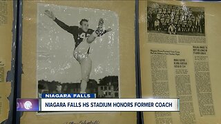 Niagara Falls High School stadium honors former coach