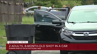 Woman, man, and 8-month-old injured in Detroit shooting