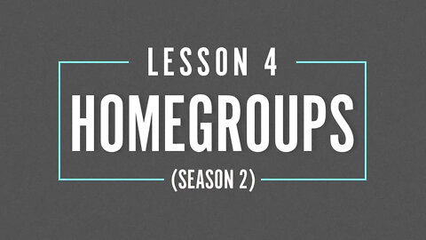 HOME GROUP Season 2 - LESSON 4 - Red Flags of Dating