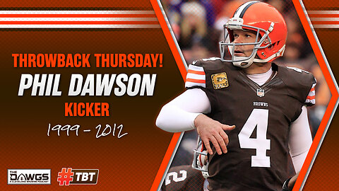 Phil Dawson - Cleveland Browns Kicker | Throwback Thursday