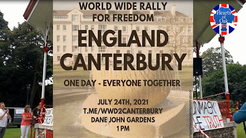 Cross The Rubicon - Canterbury Speeches - World Wide Rally For Freedom - 24.7.21