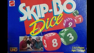 Skip-Bo Dice game (1995, Mattel) -- What's Inside